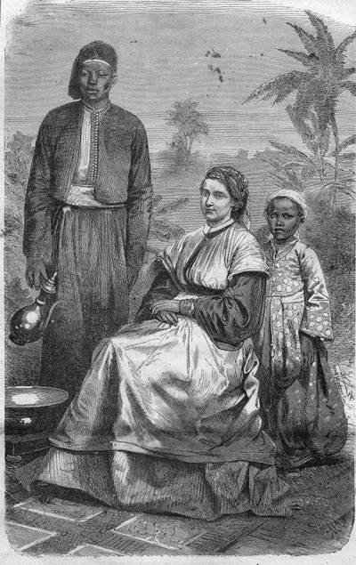 ALEXANDRINE PETRONELLA FRANCINA TINNE (1839-1869). Nederlandse reiziger, vermoord in Centraal-Afrika door de Toeareg. door Unknown artist