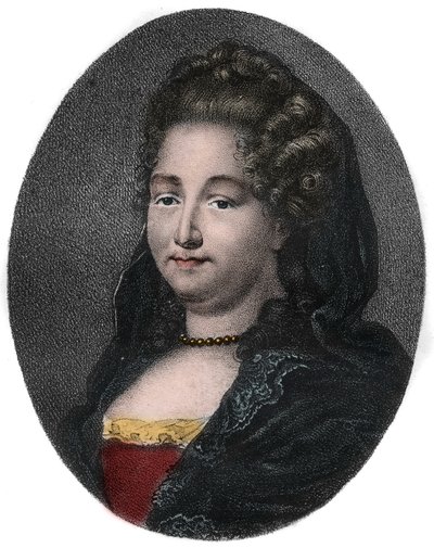 ANNE DACIER (geboren Lefebre) Franse Griekse geleerde en vertaler - portret van Anne Lefebvre, ook wel Madame Dacier (Mme Dacier), Franse geleerde (1647-1720). door Unknown artist