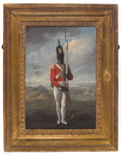 Een soldaat van het 8e West-Indische Regiment door Unknown artist