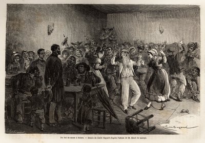 Een huwelijksbal in Salers door Unknown artist