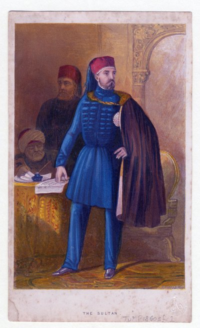 Sultan Abdulmecid I door Unknown artist