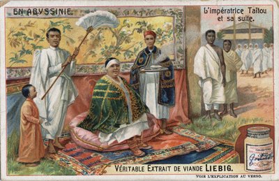 Abessijnse keizerin Taytu Betul (Taitou door Unknown artist