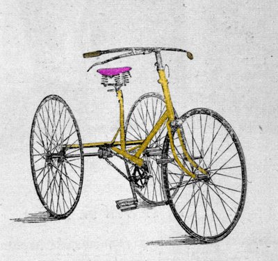 Geavanceerd driewielermodel door Unknown artist