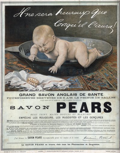 Reclame van 1889 voor de Engelse zeep 