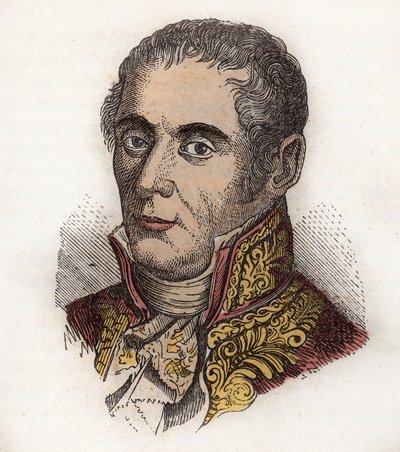Alessandro Volta (1745-1827) Italiaanse wetenschapper, bekend om zijn uitvinding van de voltaïsche stapel door Unknown artist