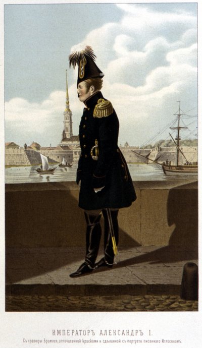 Alexander I in Sint-Petersburg - in 