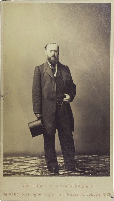 Portret van de dramaturg Alexander N. Ostrovsky door Unknown artist