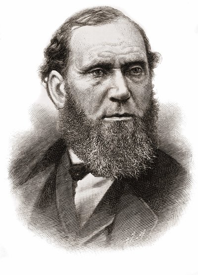 Allan Pinkerton (1819-1884), Amerikaanse detective van Schotse afkomst door Unknown artist