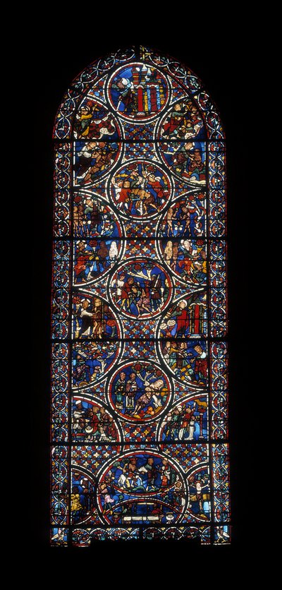 Ambulatoriumraam (glas-in-lood) door Unknown artist