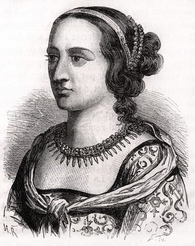 Anne de France, bekend als de Dame van Beaujeu (1461 - 1522) door Unknown artist