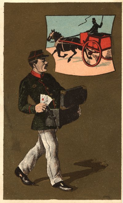 Anonieme chromolithografie, eind 19e eeuw. door Unknown artist