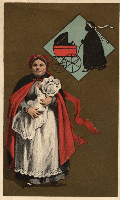 Anonieme chromolithografie, eind 19e eeuw. door Unknown artist