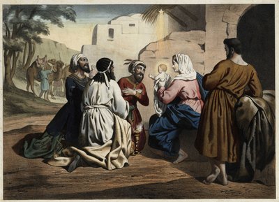Anonieme gravure uit het midden van de 19e eeuw door Unknown artist