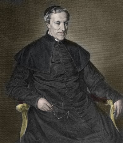 Portret van Antonio Rosmini, Italiaanse filosoof en priester door Unknown artist