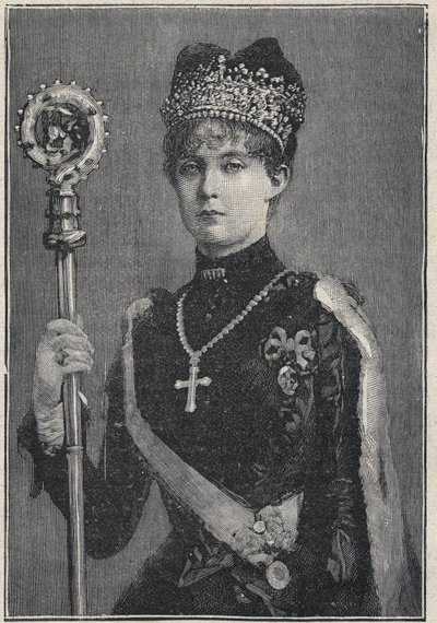 Aartshertogin Margarethe Klementine van Oostenrijk - gravure uit 1892 door Unknown artist