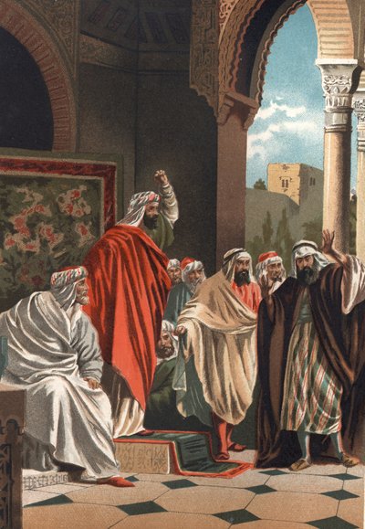 Averroës filosoof en arts Arabisch (1126-1198). Uit 