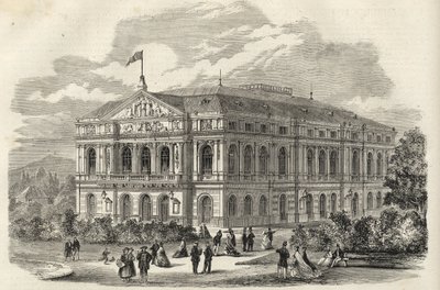 Baden Baden (Baden-Baden), Duitsland - Het Baden Theater - 1867 door Unknown artist