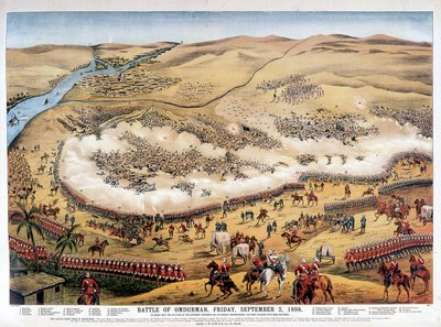 Slag bij Omdurman, vrijdag 2 september door Unknown artist