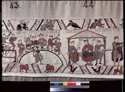 Bayeux-tapijt, bekend als Borduurwerk van Koningin Mathilde door Unknown artist