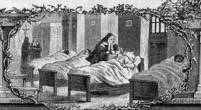 Bernadette Soubirous (1844-1879) in het habijt van een non die voor de zieken zorgt door Unknown artist