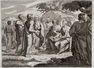 Bijbel van Royaumont, Oude Testament: De twaalf kleine profeten. De andere twaalf profeten, meestal de kleine profeten genoemd, omdat ze weinig geschriften hebben nagelaten. Illustratie uit 1811. door Unknown artist