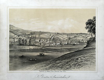 Bruton, Somerset door Unknown artist