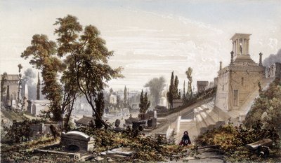 Begraafplaats Père Lachaise door Unknown artist