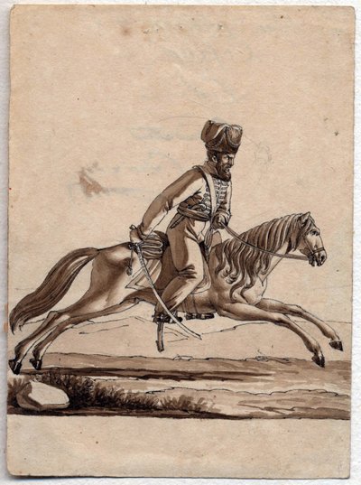 Chef (ataman) van de Kozakken door Unknown artist