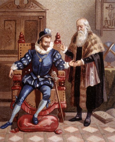 Chiromant bij het Hof van Valois door Unknown artist
