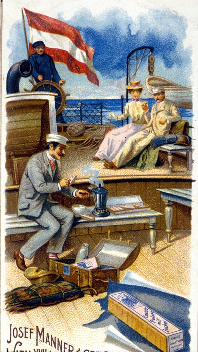 Chocoladereclame “Josef Manner & Gomp, Wenen” door Unknown artist
