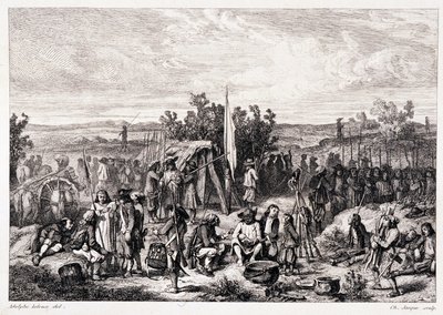 Chouans bij het bivak - in 