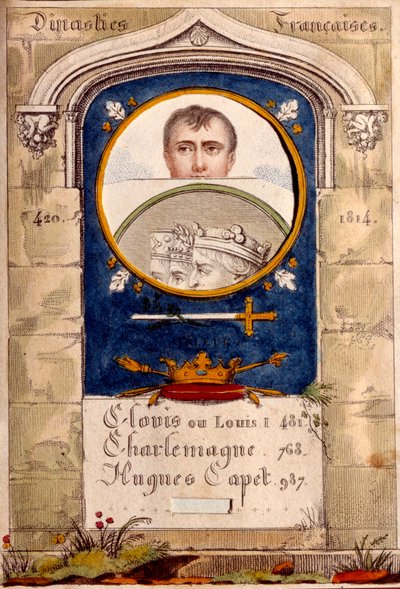 Clandestiene propaganda tegen keizer Napoleon I (1769-1821) door Unknown artist
