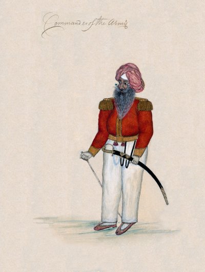 Bevelhebber van het leger door Unknown artist