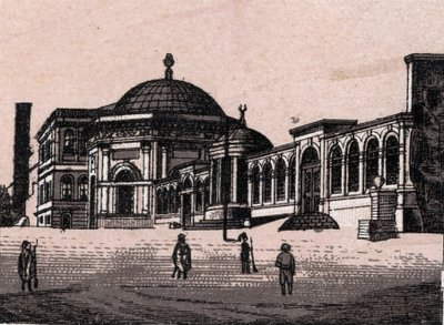 Istanbul, Turkije: uitzicht op de Gebrande Zuil. Uit 