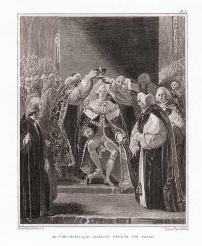 Kroning van Koning George III van Groot-Brittannië door Unknown artist