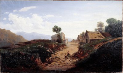 Landweg door Unknown artist