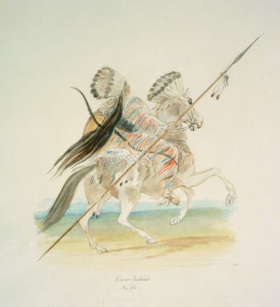 Crow Indiaan, ca. 1843-50 door Unknown artist