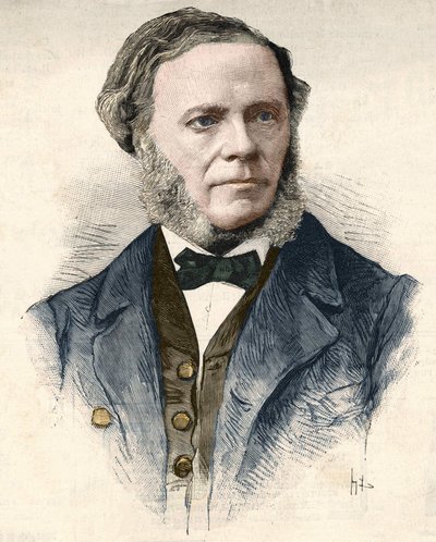 César Franck (1822 - 1890), Franse componist en organist van Belgische afkomst. door Unknown artist