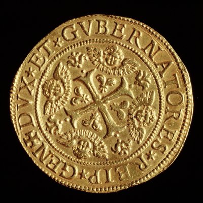 Munt: vier ECU goud. 1652. Collezione numismatica Banca Carige door Unknown artist