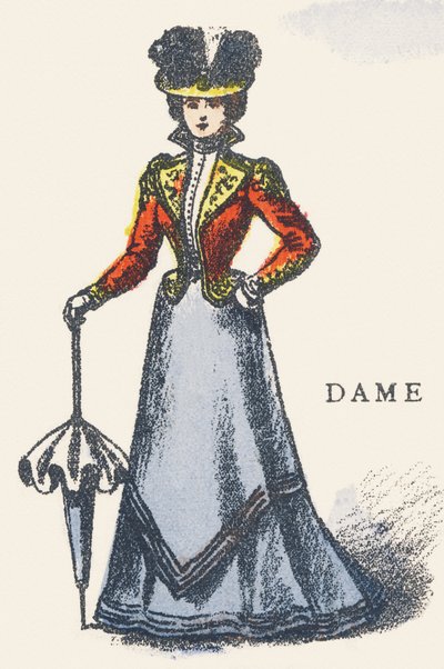 D: dame door Unknown artist
