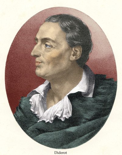 Denis Diderot (1713-1784) door Unknown artist