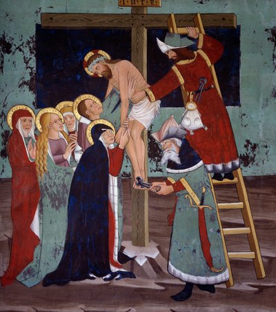 Kruisafneming, Leven van Christus (15e eeuw), fresco