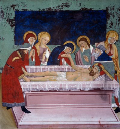 Graflegging, Leven van Christus (15e eeuw), fresco