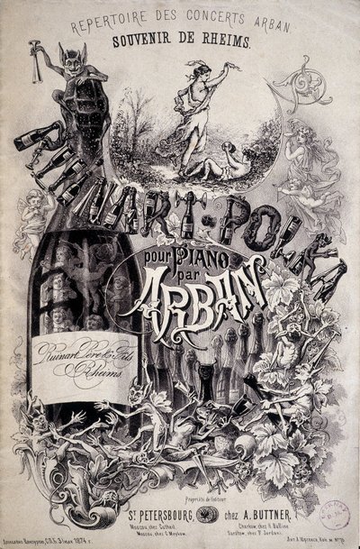 Adresboek van Arban Concerten - Souvenir de Reims door Unknown artist