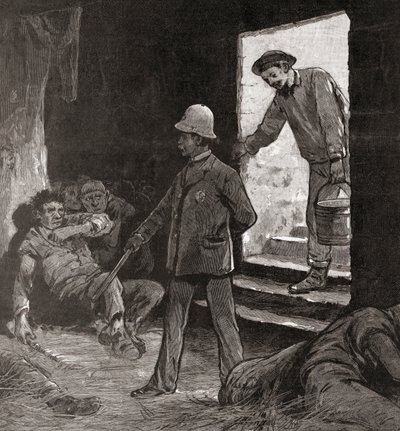 Ontsmettingskorps van de New York Board of Health door Unknown artist