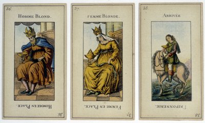 Wahrsage tarotkaarten, begin 19e eeuw (?) door Unknown artist