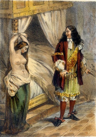 Donatien Alphonse François de Sade (1740-1814) beter bekend als Markies de Sade. Gravure uit het begin van de 19e eeuw. door Unknown artist