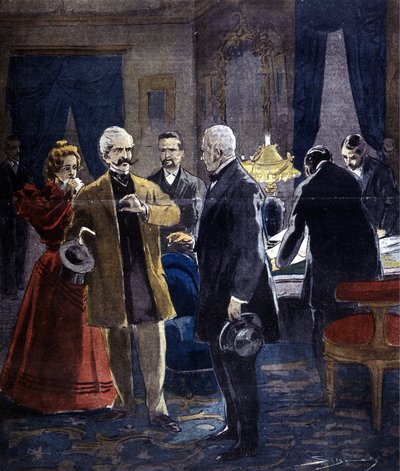 Dreyfus-affaire. De arrestatie van commandant Esterhazy door Unknown artist