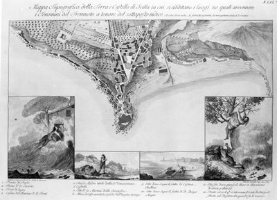 Aardbeving in Scilla (Italië) in 1783 door Unknown artist
