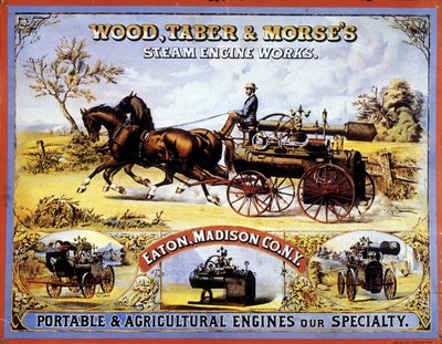 Eaton Madison Co Stoommachines - Reclame door Unknown artist